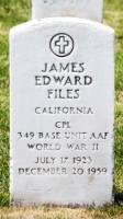 Thumbnail for Files, James Edward (1923-1959), Military Tombstone