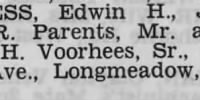 Voorhees, Edwin Hale, Jr., PFC