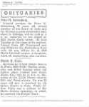 Thumbnail for 1943 Martin D Frain - Chgo Trib Obituary 8-12-1943 death of Flight Officer due to plane crash north of Santa Maria, California and his Purple Heart from action in North Africa