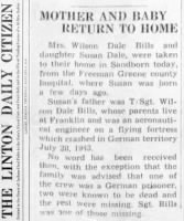 Thumbnail for Linton_Daily_Citizen_Thu_6Jan1944_Wilson D Bills MIA