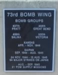 Thumbnail for 73rd Bomb Wing Plaque at Pratt AAF