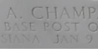 Thumbnail for Cecil A. Champagne - grave marker 2.jpg