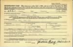 Thumbnail for James Ray Moncus - G-Fa Draft Card WWII (front)