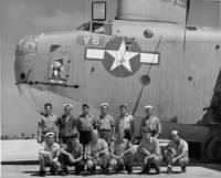 Thumbnail for Calvin Anders second from right front as a pilot of the Navy PB2Y Coronado Amphibious aircraft from Steven Reynolds on Findagrave