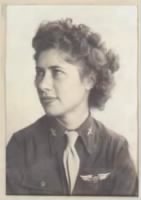 Thumbnail for Gertrude Vreeland Tompkins Silver in WASP uniform about 1944