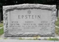 Thumbnail for Myer Epstein family headstone