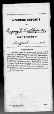 Thumbnail for Company E, 1st Infantry > Aug 1926