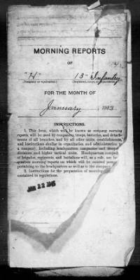 Thumbnail for Company H, 13th Infantry > Jan 1923