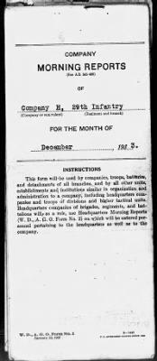 Thumbnail for Company H, 29th Infantry > Dec 1933