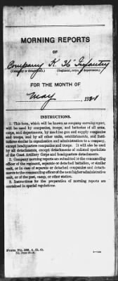 Thumbnail for Company K, 36th Infantry > May 1921