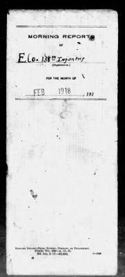 Thumbnail for Company D, 138th Infantry > Feb 1918