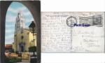 Bob Bowlsby postcard from Saint Marys Naval PreFlight School 05Apr1944