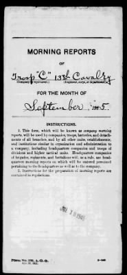 Thumbnail for Troop C, 13th Cavalry > Sep 1925