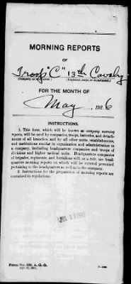 Thumbnail for Troop C, 13th Cavalry > May 1926