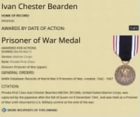 Thumbnail for Ivan Bearden - POW Medal Recipient