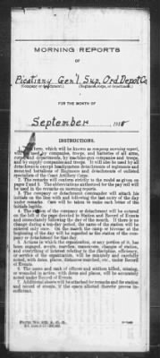 Thumbnail for Picatinny General Supply Ordnance Depot Company > Sep 1918