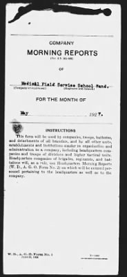 Thumbnail for Medical Field Service School Band, Carlisle Barracks, PA > May 1927