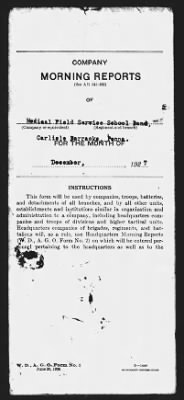 Thumbnail for Medical Field Service School Band, Carlisle Barracks, PA > Dec 1927