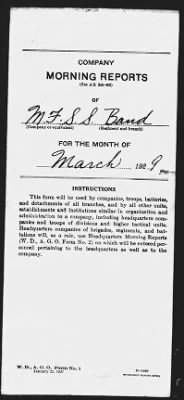 Thumbnail for Medical Field Service School Band, Carlisle Barracks, PA > Mar 1929