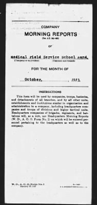 Thumbnail for Medical Field Service School Band, Carlisle Barracks, PA > Oct 1931