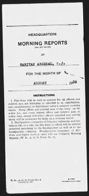 Thumbnail for Raritan Arsenal, New Jersey > Aug 1939