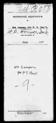 Thumbnail for 6th Company, 9th Provisional Training Regiment > Jul 1917