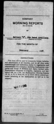 Thumbnail for Battery K, 6th Coast Artillery > Feb 1928