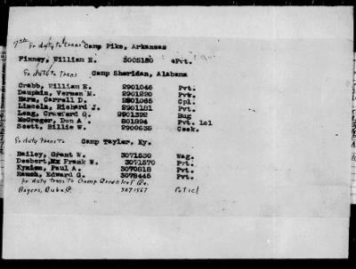 Thumbnail for Battery E, 47th Artillery, Coast Artillery Corps > Mar 1919