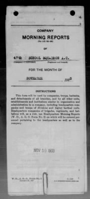 Thumbnail for 47th School Squadron, Air Corps > Nov 1933