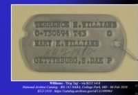 Thumbnail for Terry Williams's dog tag