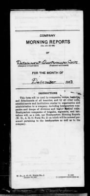 Thumbnail for Detachment Quartermaster Corps > Dec 1933