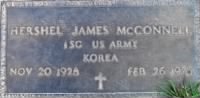 Hershel McConnell headstone