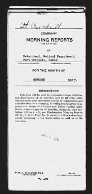 Thumbnail for Medical Department Detachment > Oct 1937