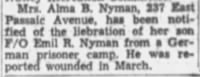 Thumbnail for Nyman, Emil R_Herald News_Passaic, NJ_Tues_29 May 1945_Pg 11