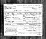 Thumbnail for Arthur Glenn Moore, Birth Certificate