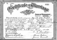 Thumbnail for Elmer Edward Dodson Marriage Certificate