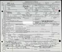 Robert Raymond Roy, Death Certificate