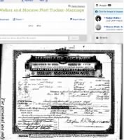 Thumbnail for Screenshot 2022-11-22 at 10-45-58 Madge Walker and Monroe Platt Tucker-Marriage License