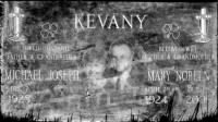 Thumbnail for Kevany headstone from Romper90069 on Findagrave adj faces ca 2016