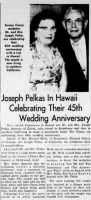 Thumbnail for Joseph Pelka In Hawaii Celebrating Their 45th Wedding Anniversary - Berwlyn Life, Berwyn, Illinois, 15Nov1964