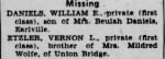 Thumbnail for Missing_PFC__Vernon_L__Etzler__May_1945__Baltimore_Sun