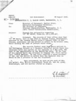 JW Moore First Endorsement Marine Corps 28Aug 1945