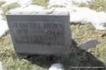 Brown Headstone