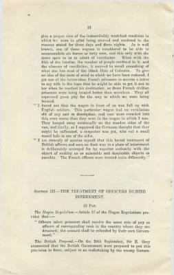 Official Document > The Treatment of Prisoners of War in England and Germany