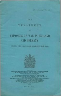 Thumbnail for Official Document > The Treatment of Prisoners of War in England and Germany