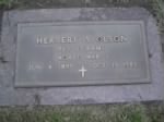 Thumbnail for Herbert Olson grave marker