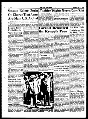 Thumbnail for Europe, Mediterranean, and North Africa > 11 Jul 1957