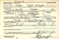 Sherman Burroughs draft registration