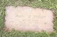 Thumbnail for John Xavier Stebic Head stone (1)