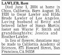 Thumbnail for The Los Angeles Times Los Angeles, California • Wed, Jun 9, 2004 Page 107